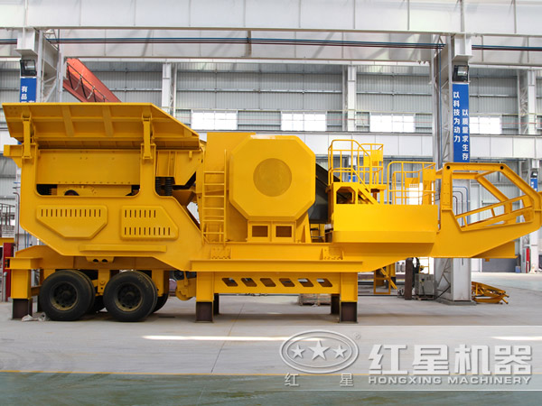 車載移動石子破碎機 車載移動石子破碎機