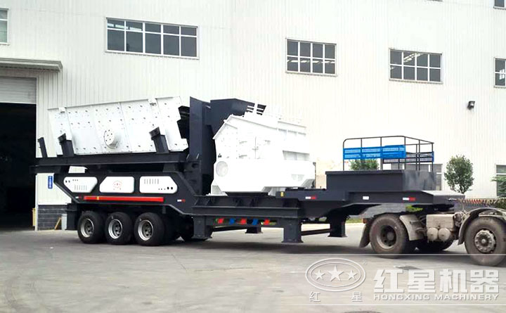 車載移動細(xì)碎制砂機(jī)發(fā)貨 車載移動細(xì)碎制砂機(jī)發(fā)貨