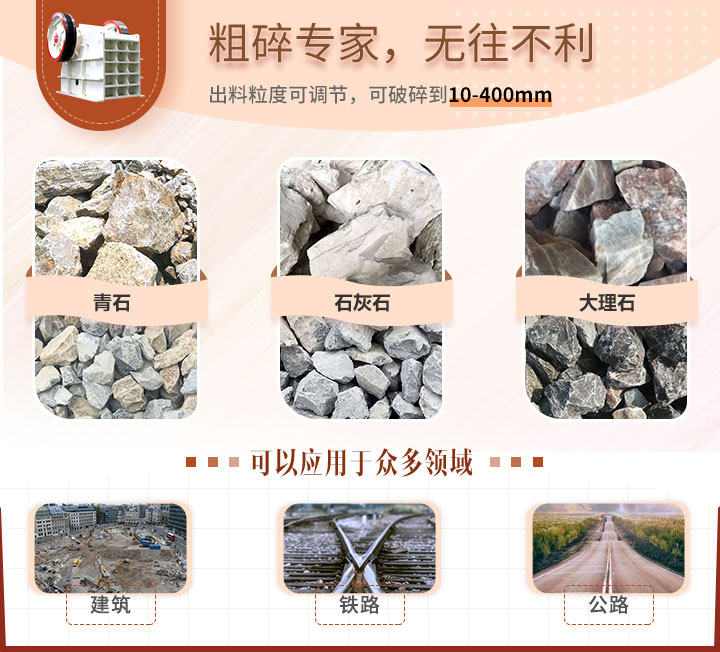 顎式破碎機應(yīng)用范圍 顎式破碎機應(yīng)用范圍