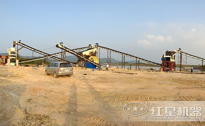 河卵石制砂生產線 河卵石制砂生產線