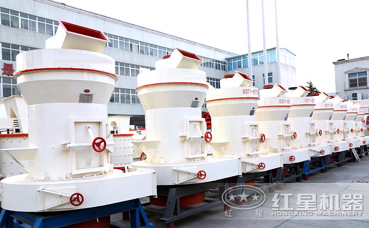 廠區(qū)規(guī)格型號不同的磨粉機