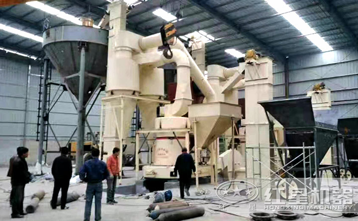 磨粉安裝、調試現場 磨粉安裝、調試現場