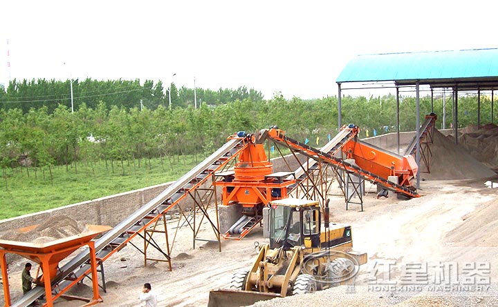 小型制砂生產線現場 小型制砂生產線現場