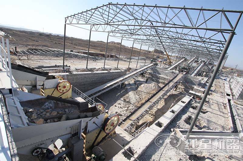 固定式石子廠設(shè)備現(xiàn)場 固定式石子廠設(shè)備現(xiàn)場