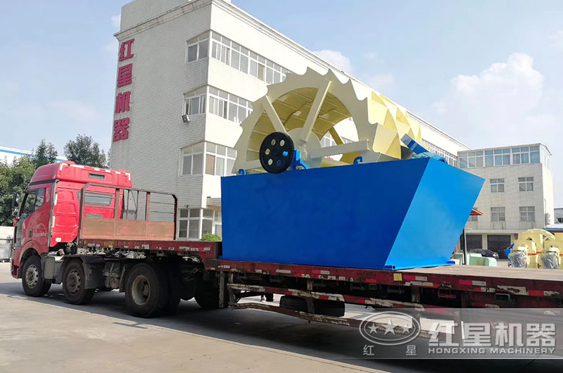 洗砂機發(fā)貨現場