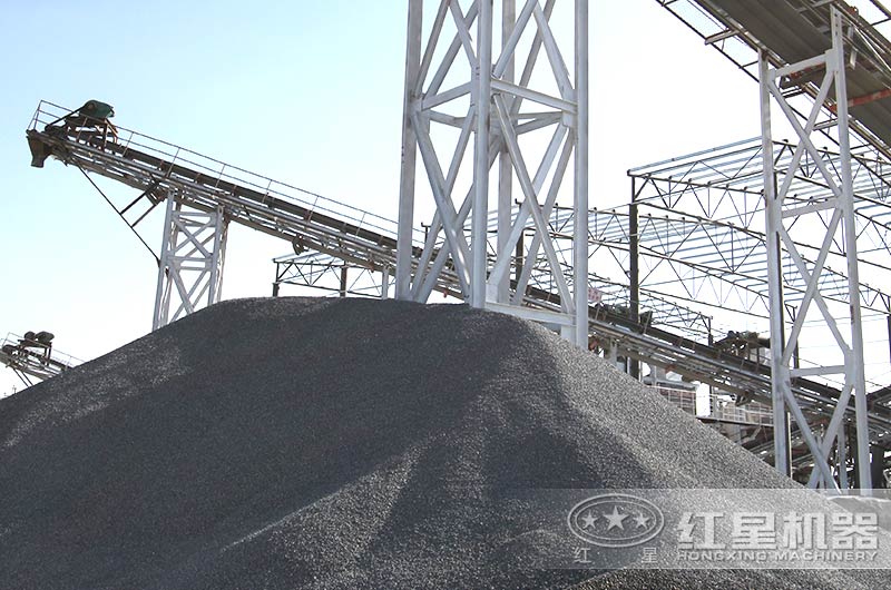 制砂生產現(xiàn)場